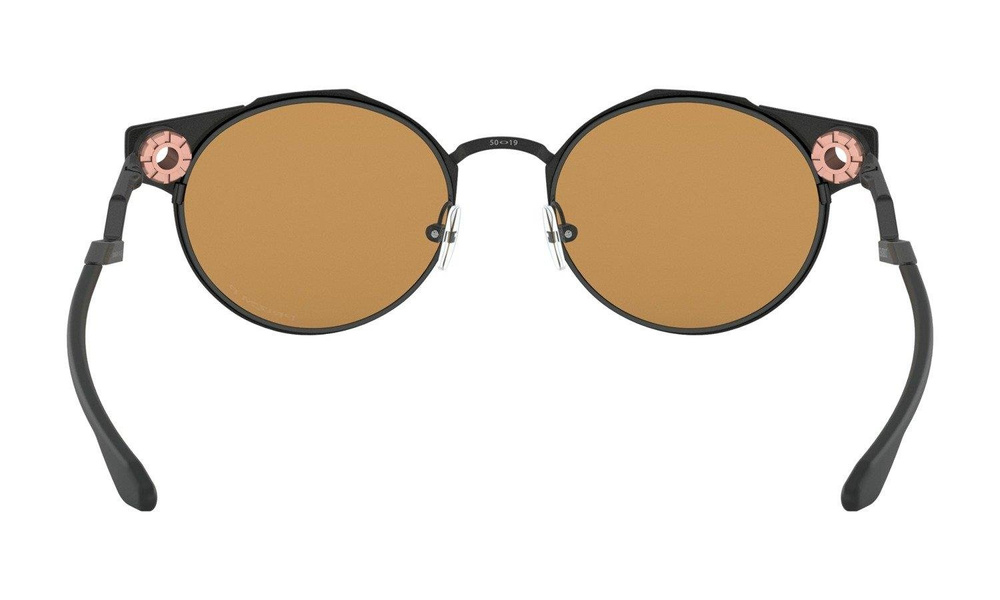Oakley Sunglasses DEADBOLT Satin Black/Prizm Rose Gold Polarized OO6046-04