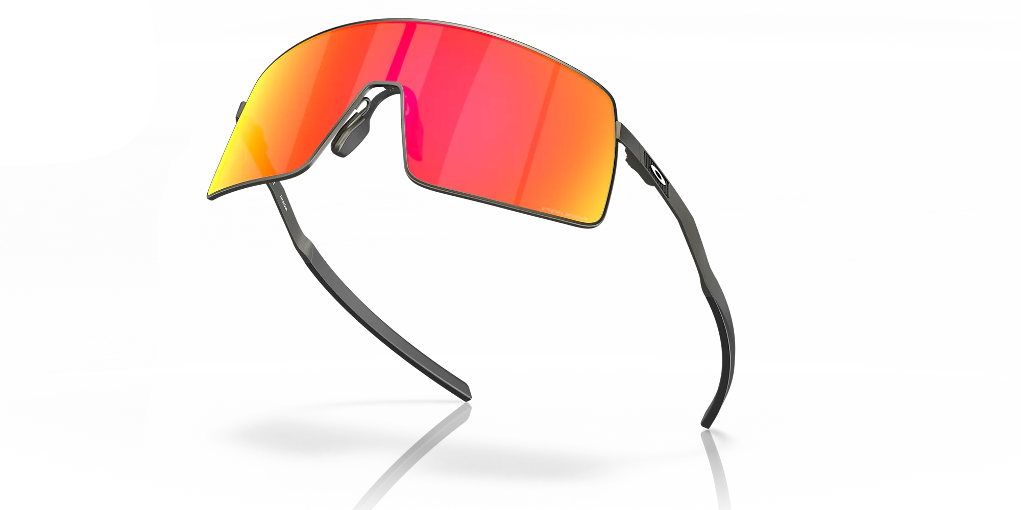 Oakley Okulary przeciwsłoneczne SUTRO TI Satin Carbon / Prizm Ruby OO6013-02