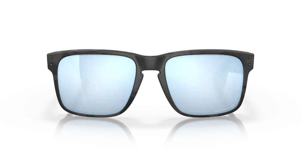 Oakley Sunglasses HOLBROOK Matte Black Camo/Prizm Deep Water Polarized OO9102-T9