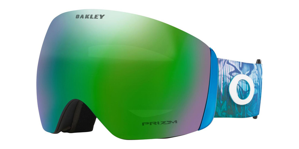 OAKLEY Gogle zimowe FLIGHT DECK L Abstract Blue/Prizm Snow Jade Iridium OO7050-B4