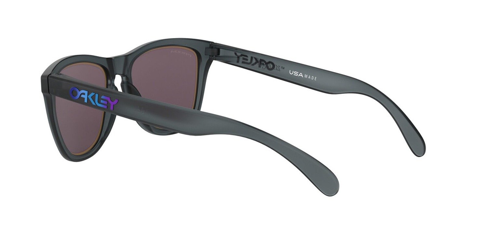 Oakley Okulary przeciwsłoneczne FROGSKINS Matte Crystal Black/Prizm Grey Sapphire Alt Iridiu OO9013-E3