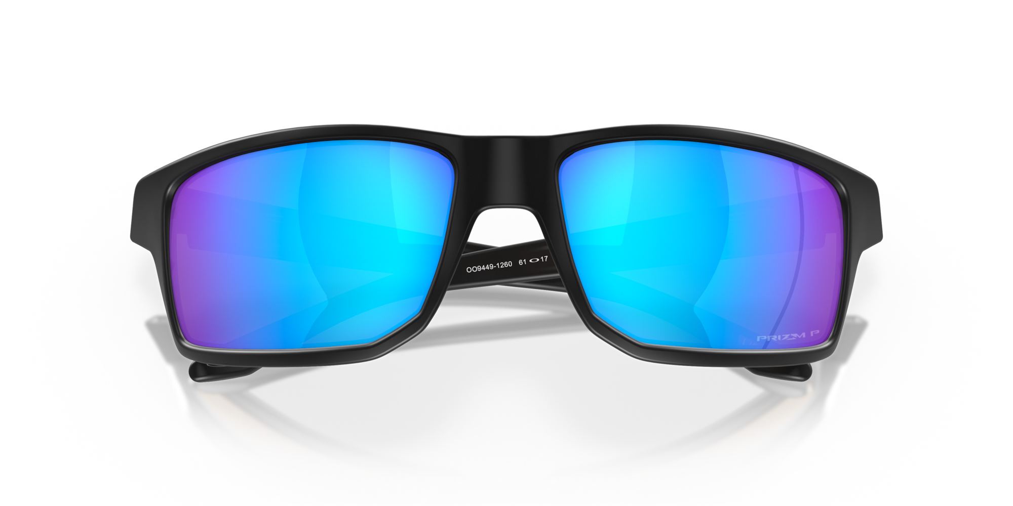 Oakley Okulary przeciwsłoneczne GIBSTON Matte Black/Prizm Sapphr Iridium Polarized OO9449-12