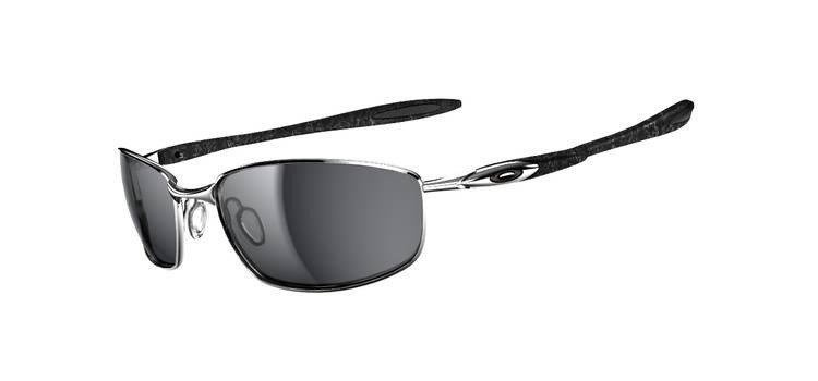Oakley Sunglasses BLENDER Chrome/Silver Ghost Text/Black Iridium OO4059-02