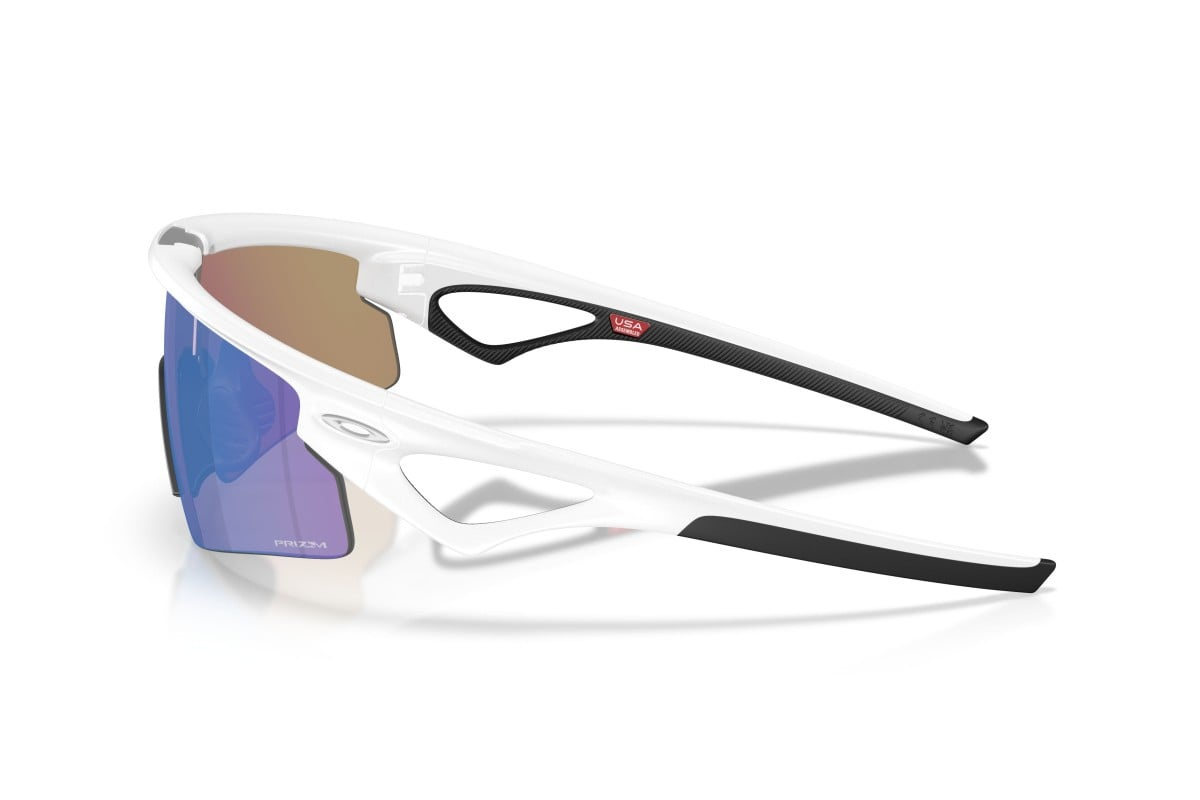 Oakley Okulary przeciwsłoneczne SPHAERA STRIKE Matte White / Prizm Sapphire OO9531-04