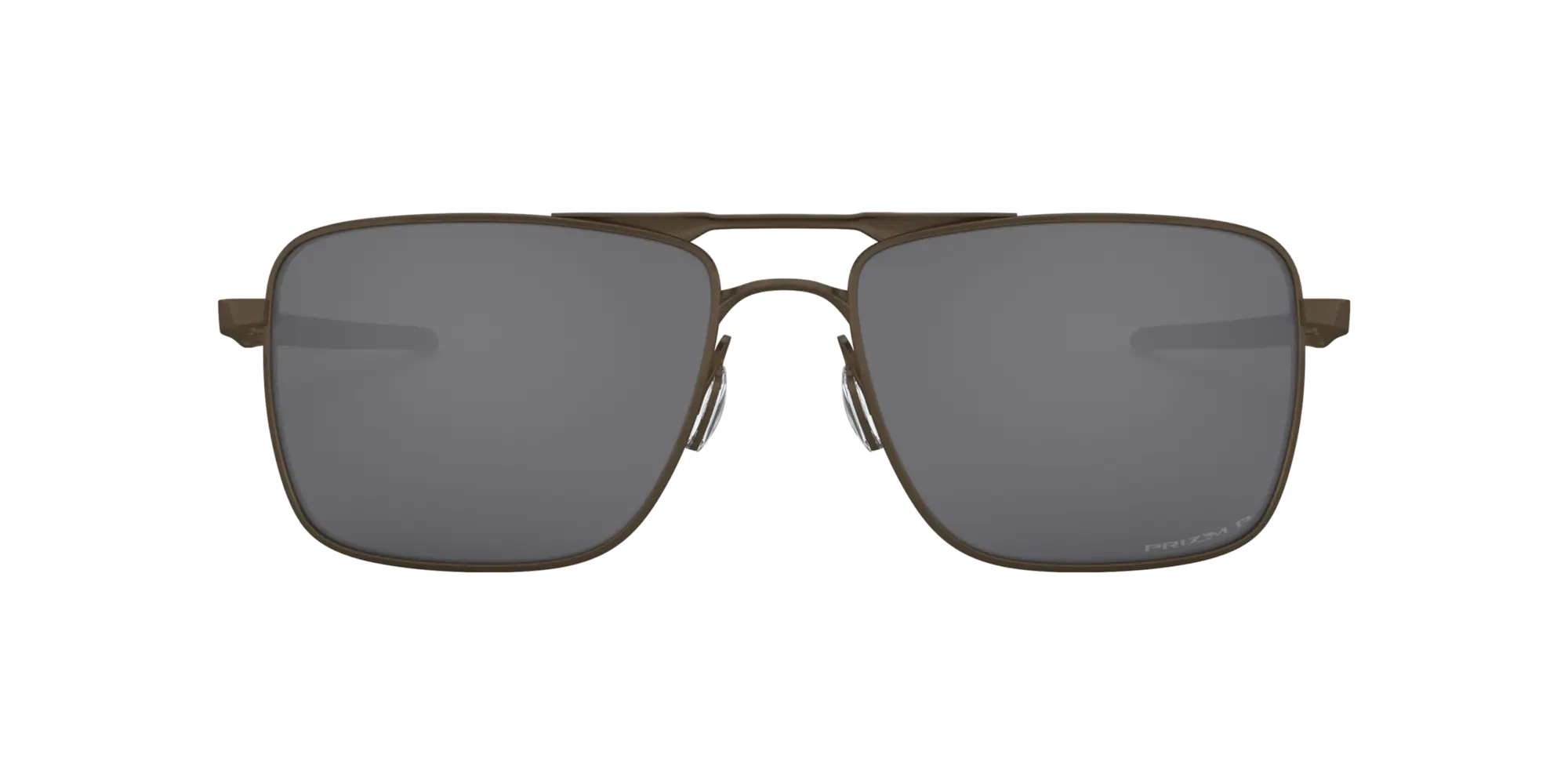 Oakley Okulary przeciwsłoneczne GAUGE 6 Pewter/Prizm Black Polarized OO6038-06