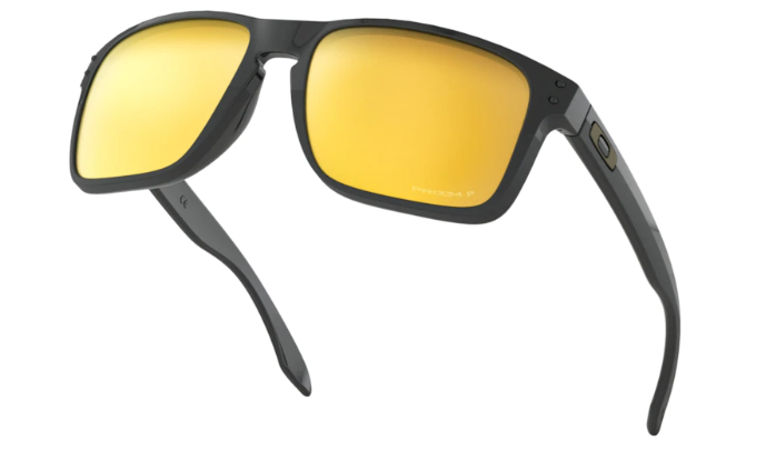 Oakley Sunglasses HOLBROOK XL Polished Black/24k Iridium Polarized OO9417-10