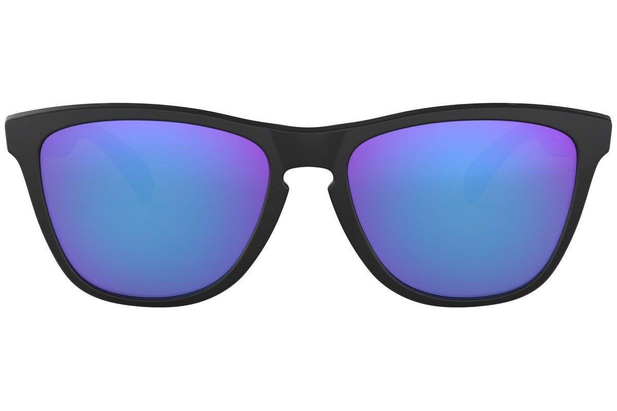 Oakley Sunglasses Frogskins Matte Black/Violet Iridium 24-298