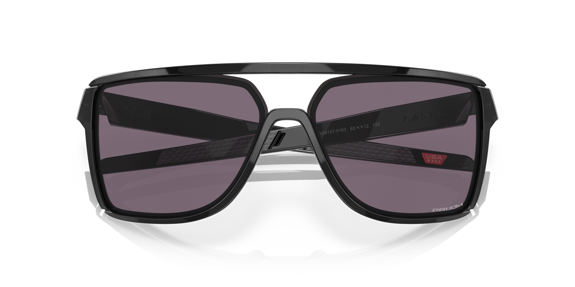 Oakley Okulary przeciwsłoneczne Catel Black Ink, Prizm Grey OO9147-01