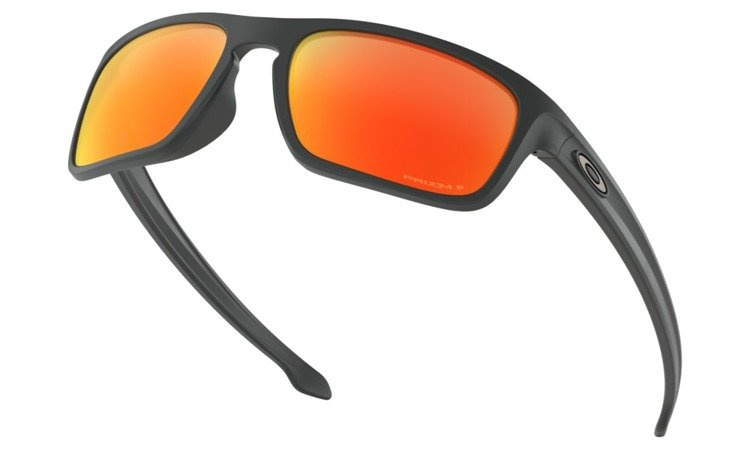 Oakley Okulary przeciwsłoneczne SLIVER STEALTH Matte Black/Prizm Ruby Polarized OO9408-06