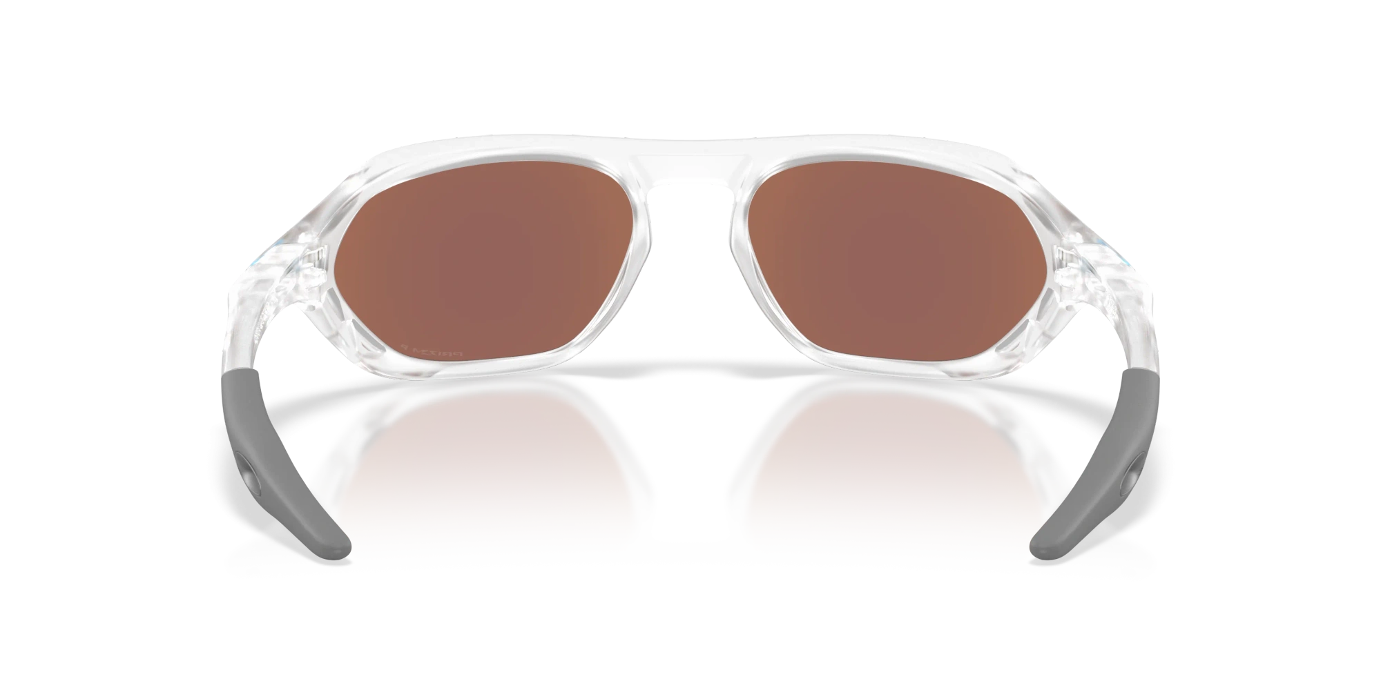Oakley Okulary przeciwsłoneczne CAGE JACKET Matte Clear/Prizm Deep Water Polarized OO9537-02