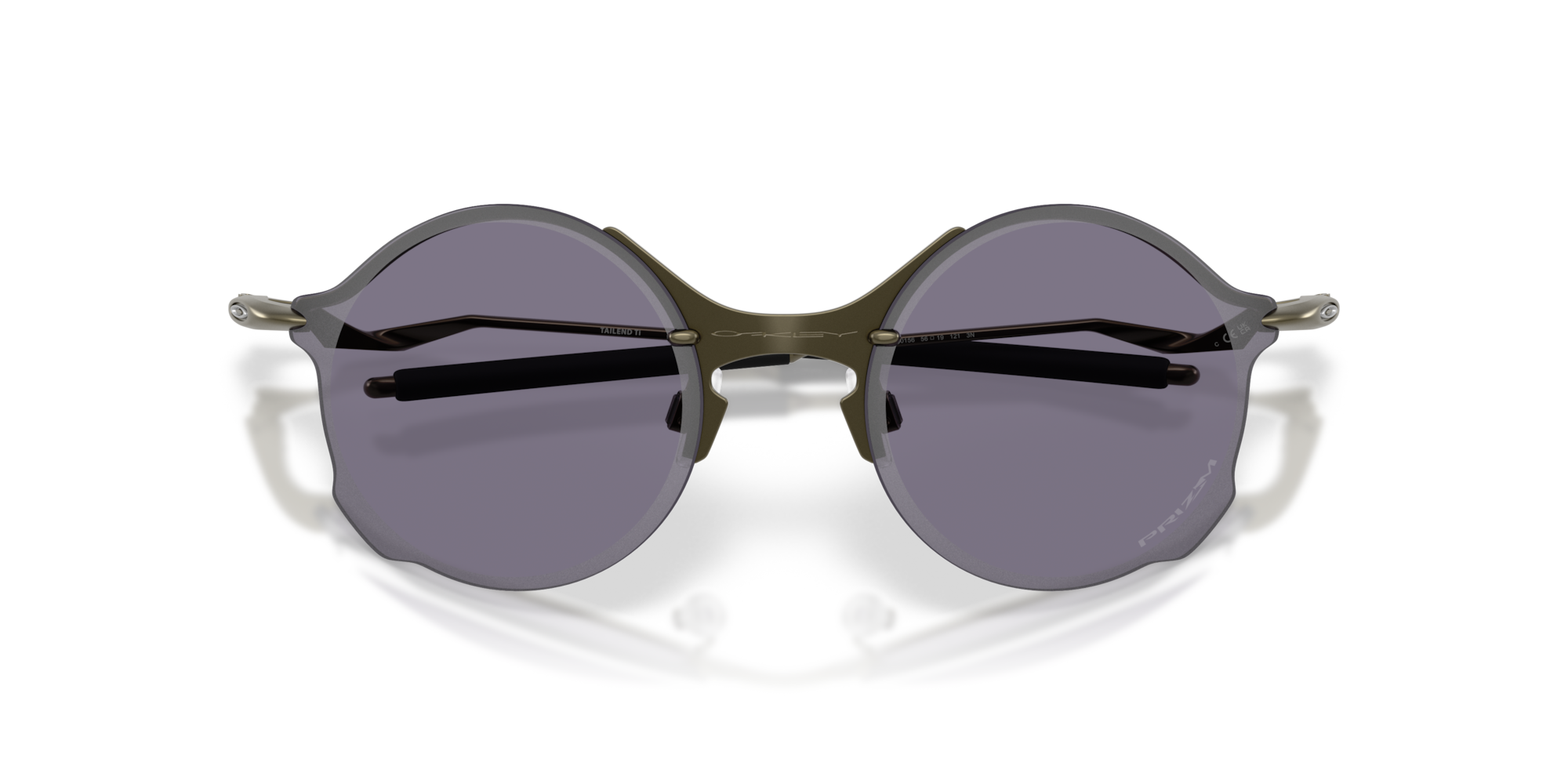 Oakley Okulary przeciwsłoneczne TAILEND TI Satin Carbon / Prizm Grey OO6026-01