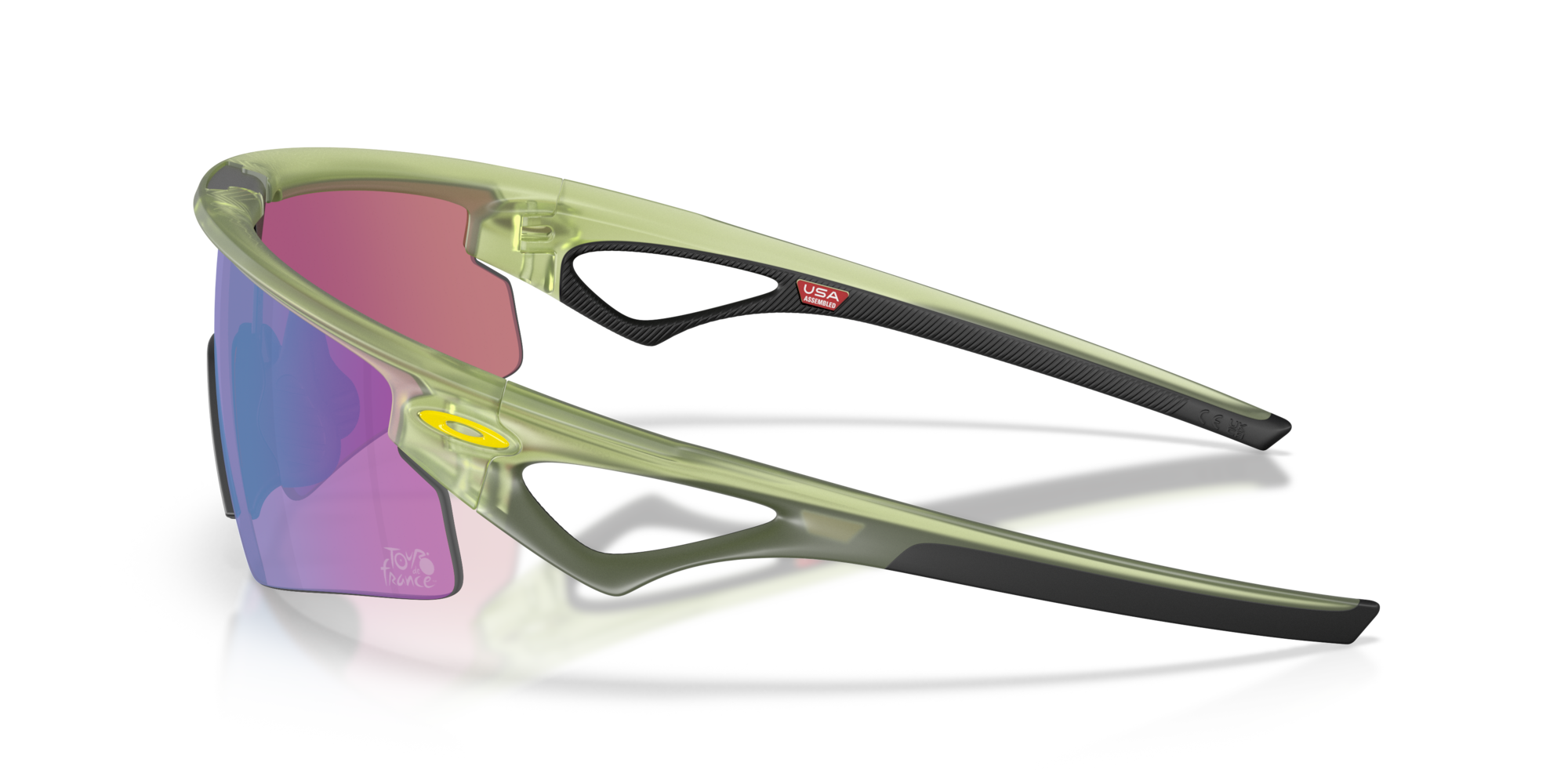 Oakley Okulary przeciwsłoneczne SPHAERA STRIKE Tour De France™ Matte Fern / Prizm Road Jade OO9531-09