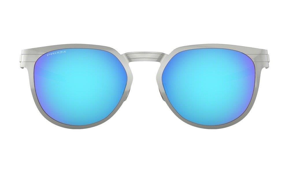Oakley Sunglasses DIECUTTER Satin Chrome/Prizm Sapphire OO4137-04