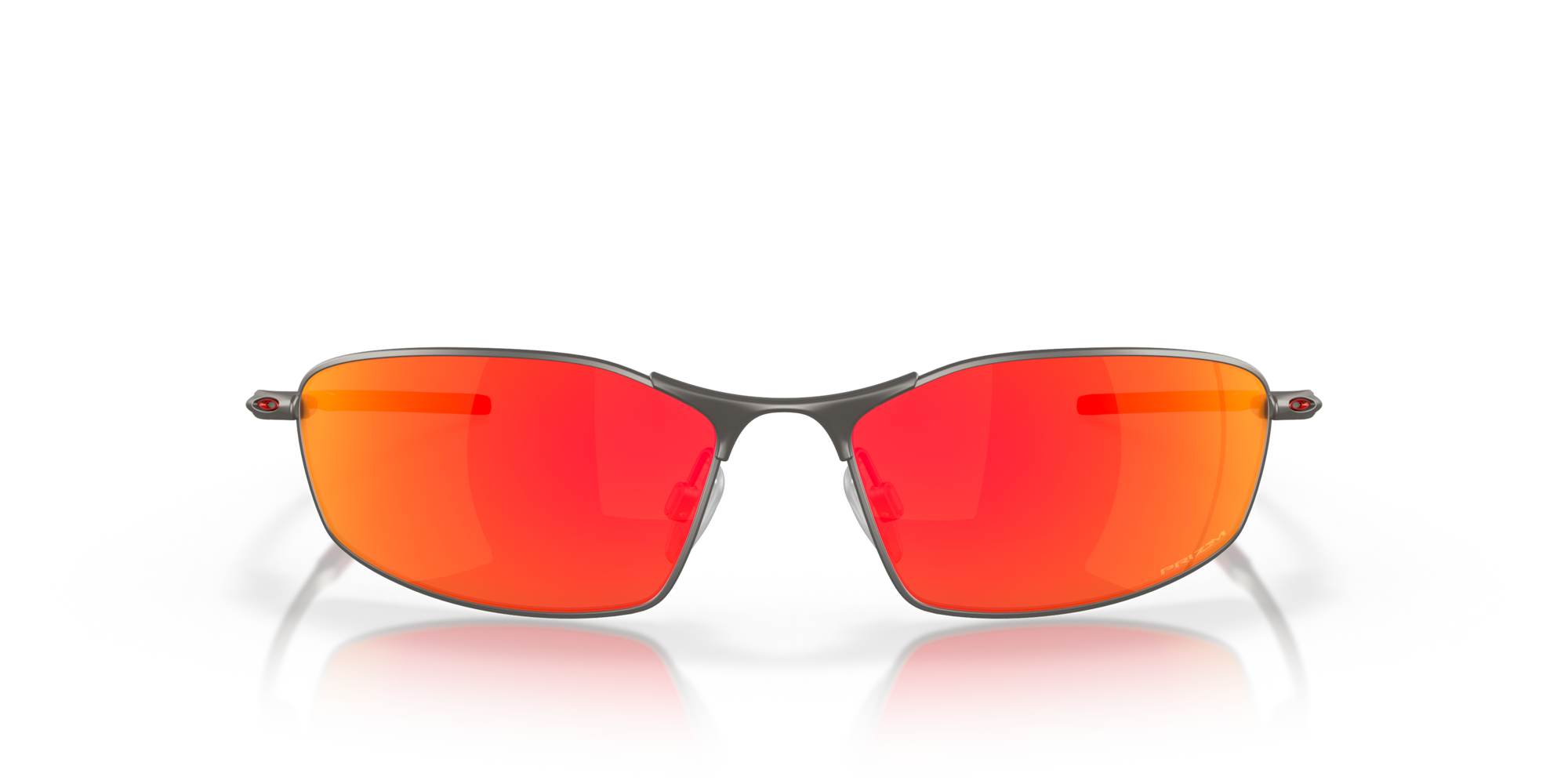 Oakley Okulary przeciwsłoneczne WHISKER Matte Gunmetal/Prizm Ruby OO4141-02