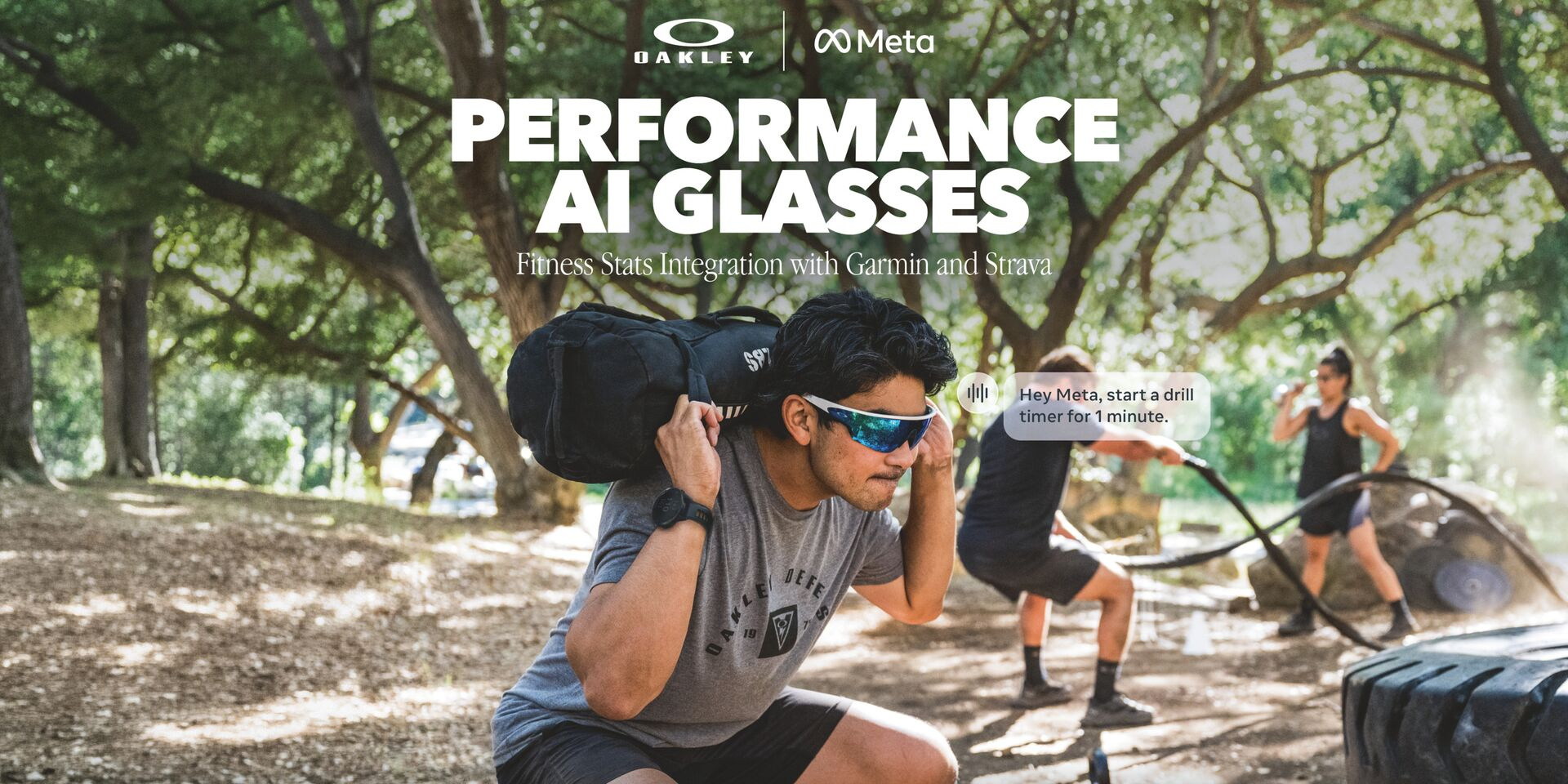 Oakley Meta Vanguard - sportowe okulary Meta AI z kamerą OW8001-06