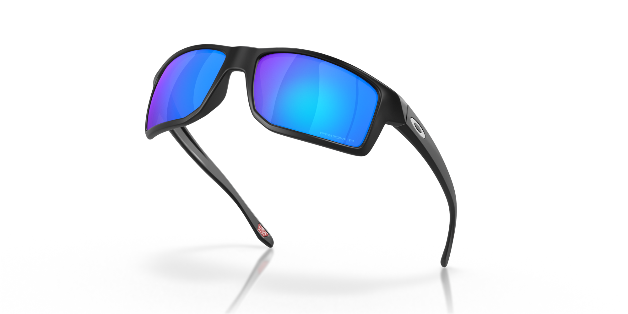 Oakley Okulary przeciwsłoneczne GIBSTON Matte Black/Prizm Sapphr Iridium Polarized OO9449-12
