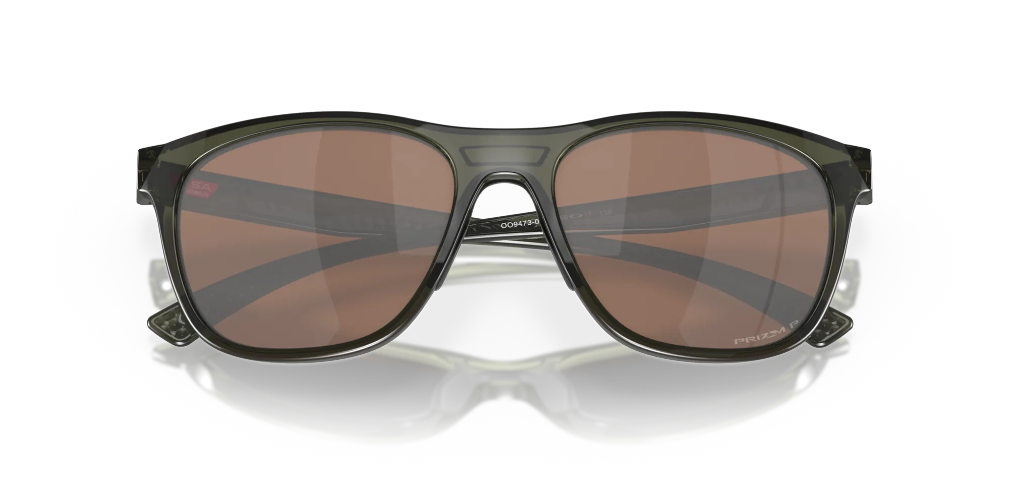 Oakley Okulary przeciwsłoneczne LEADLINE Olive Ink, Prizm Tungsten Polarized OO9473-09