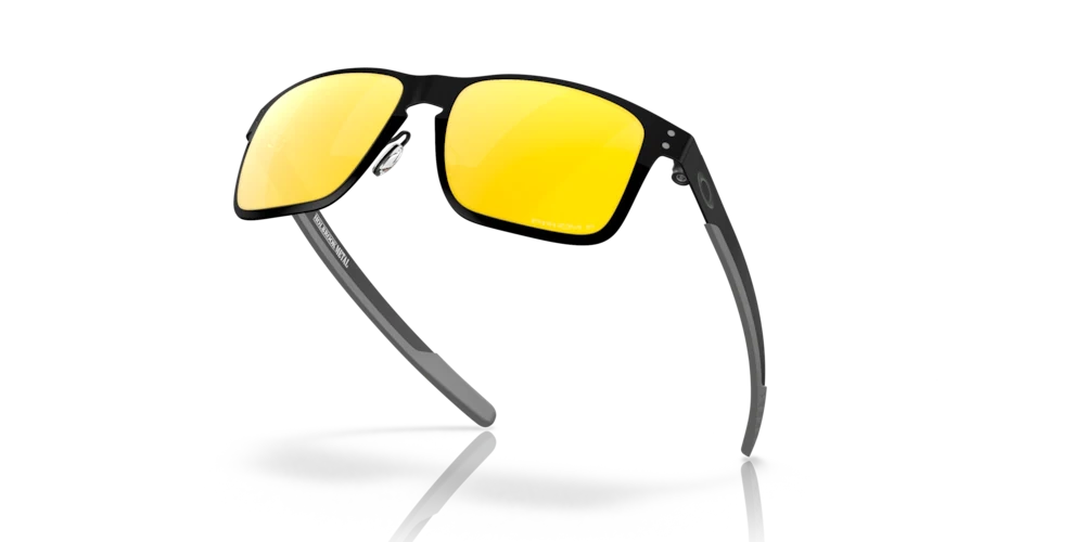 Oakley Sunglasses HOLBROOK METAL Polished Black/Prizm 24k PolarizedOO4123-20