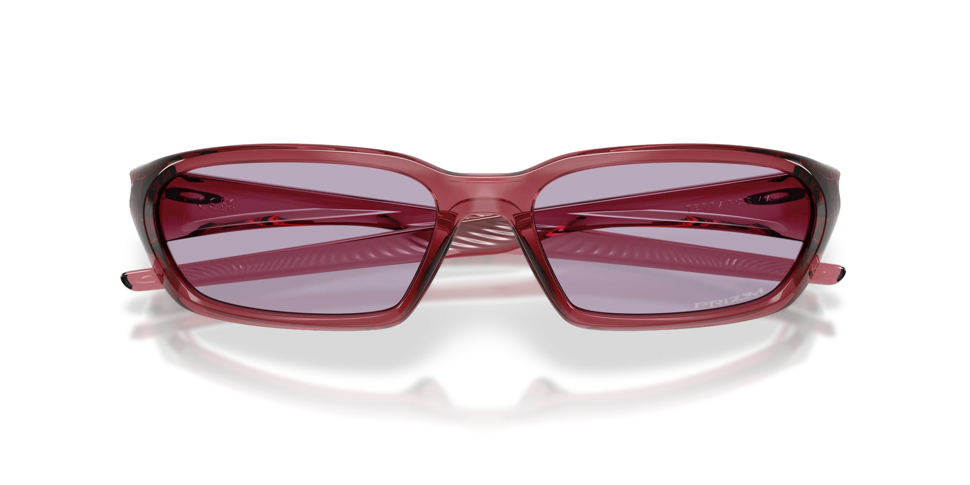 Oakley Sunglasses TERRAFORMA Transparent Iron Red/Prizm Slate OO9530-10
