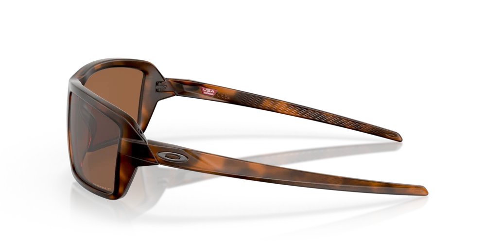 Oakley Okulary przeciwsłoneczne CABLES Brown Tortoise, Prizm Tungsten Polarized OO9129-07