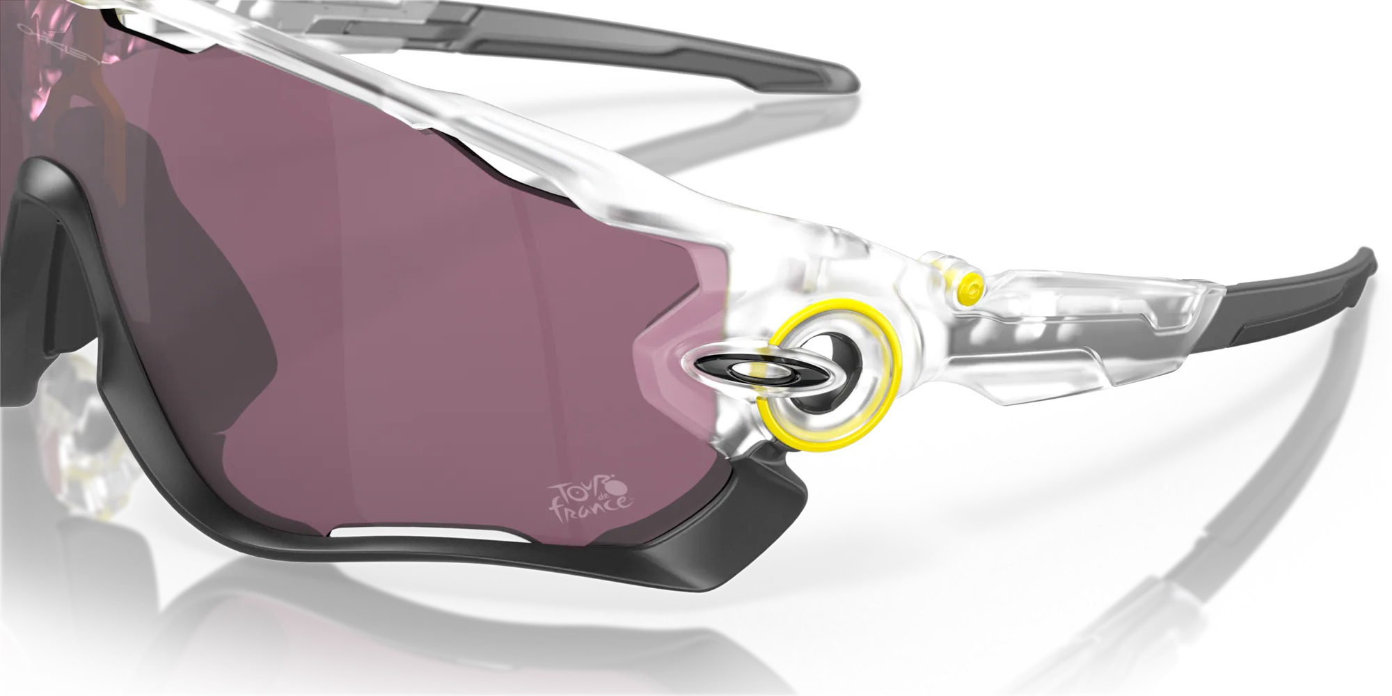 Oakley Sunglasses JAWBREAKER Tour de France 2022 Matte Clear/Prizm Road Black OO9290-72