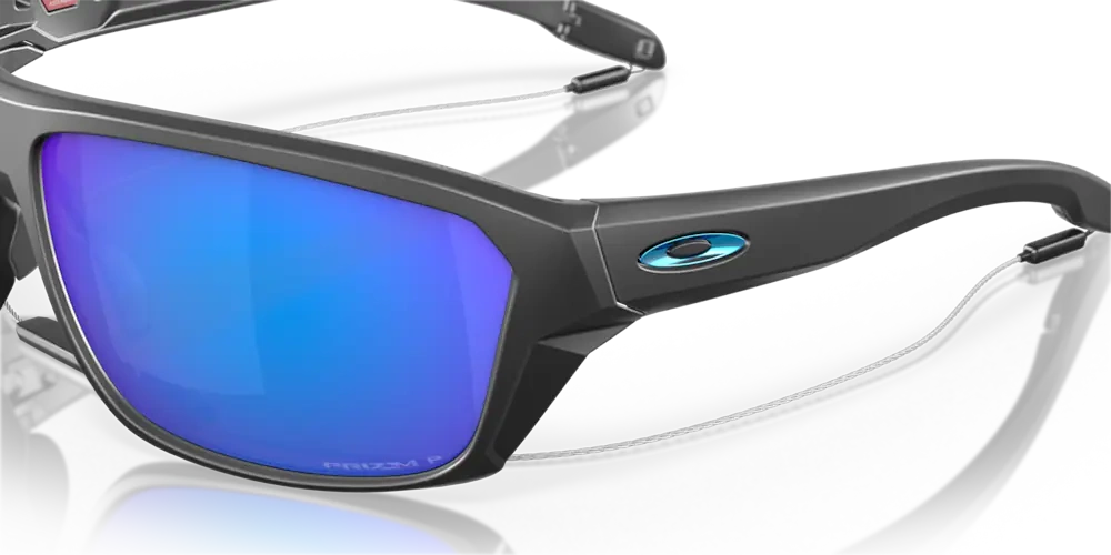 Oakley Sunglasses SPLIT SHOT Matte Black, Prizm Sapphire Polarized OO9416-31