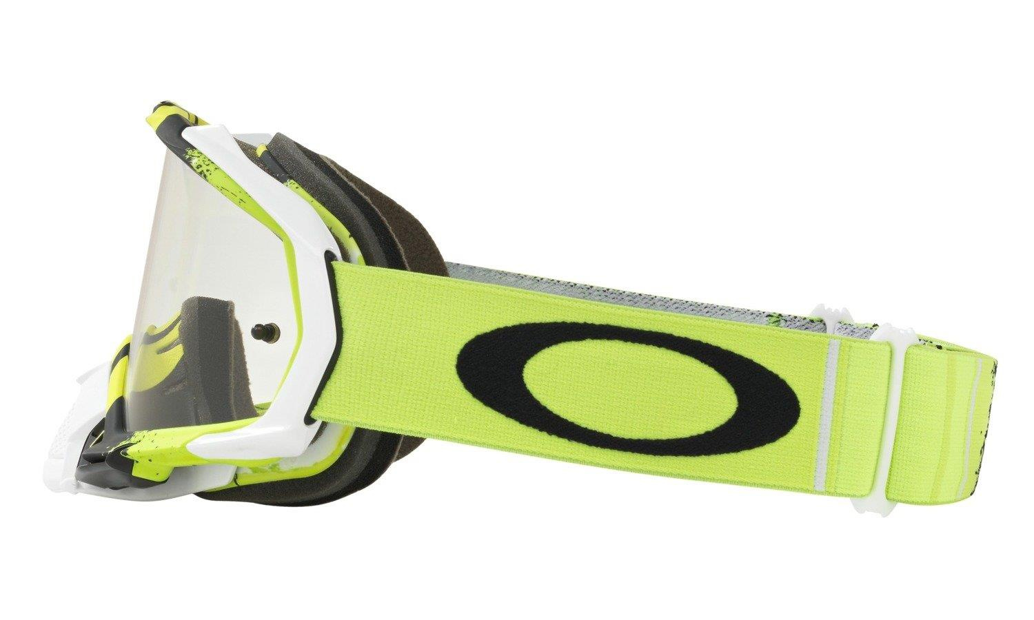 Gogle MAYHEM PRO MX/MTB Pinned Race Green Yellow/Clear OO7051-30