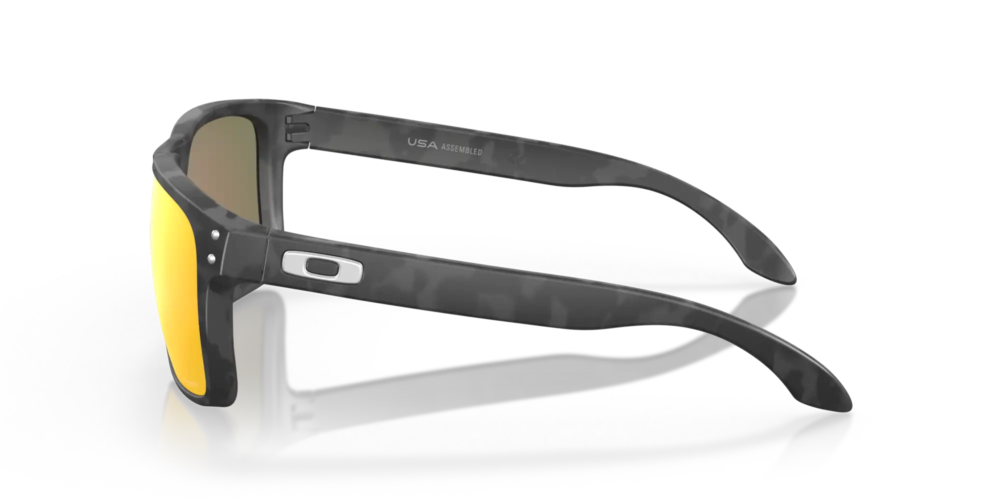 Oakley Okulary przeciwsłoneczne HOLBROOK XL Matte Black Camo, Prizm Ruby OO9417-29