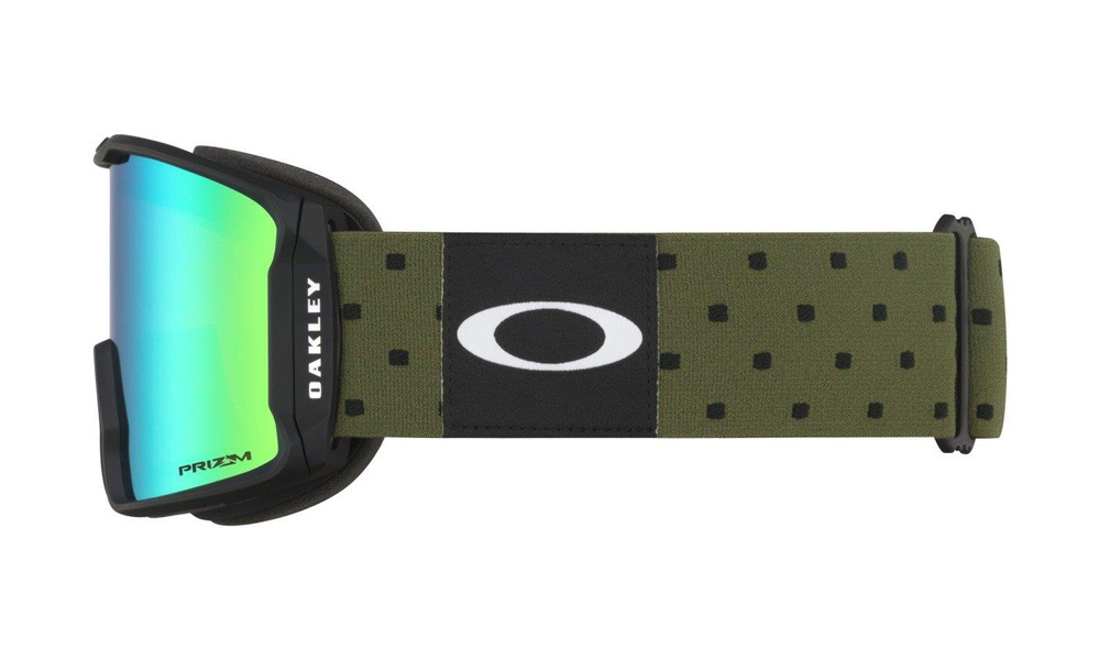 Gogle Oakley LINE MINER Blockography Dark Brush / Prizm Jade OO7070-43