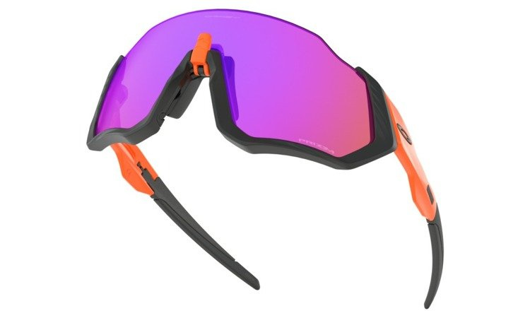 Oakley Okulary Przeciwsłoneczne FLIGHT JACKET Neon Orange/Prizm Trail OO9401-04