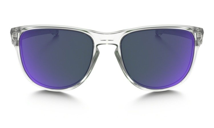 Oakley Sunglasses SLIVER R Matte Clear/Violet Iridium OO9342-02