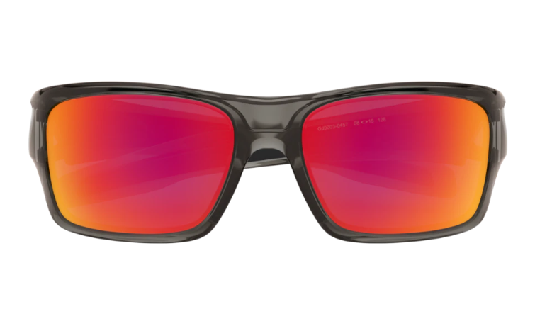 Oakley Okulary przeciwsłoneczne Dziecięce TURBINE XS Gray Smoke / Ruby Iridium OJ9003-04