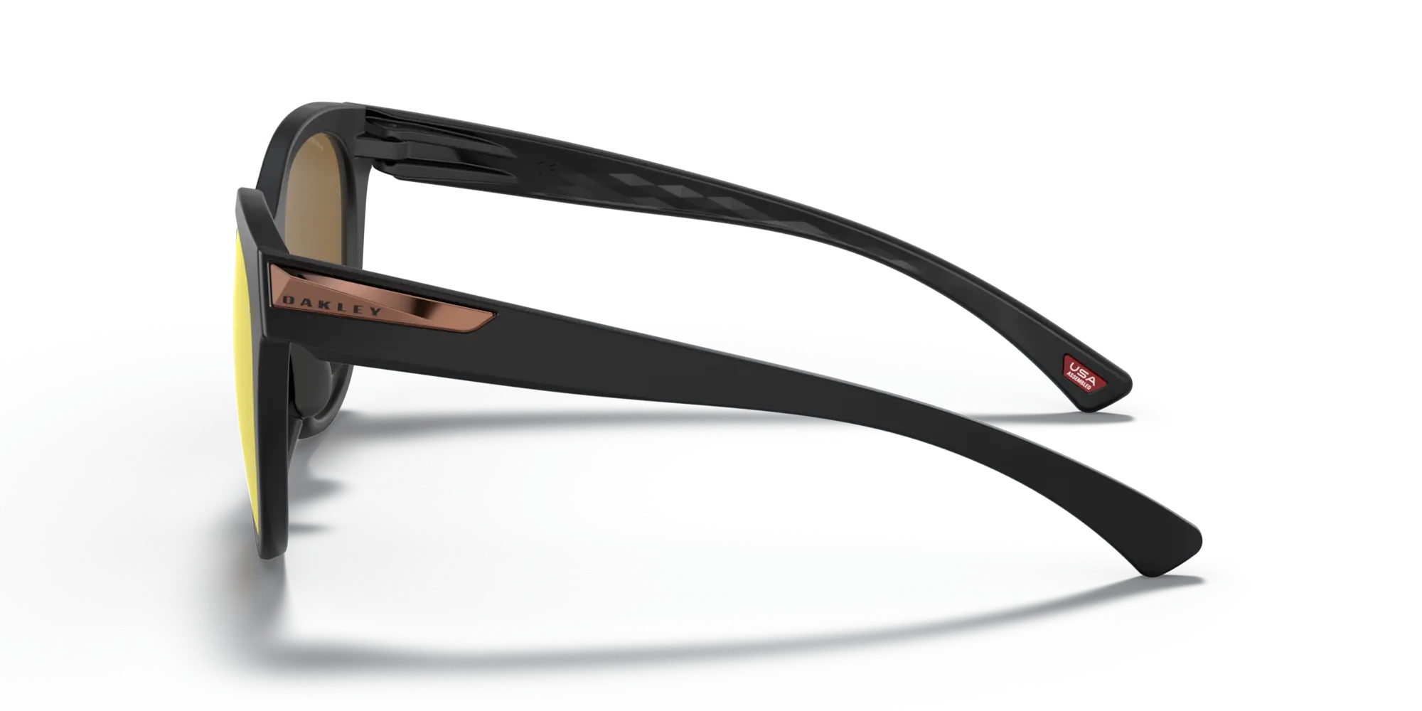 Oakley Okulary przeciwsłoneczne LOW KEY Matte Black/Prizm Rose Gold Polarized OO9433-05