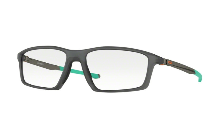 Oakley Oprawy korekcyjne CHAMBER Satin Grey Smoke/Clear OX8138-04