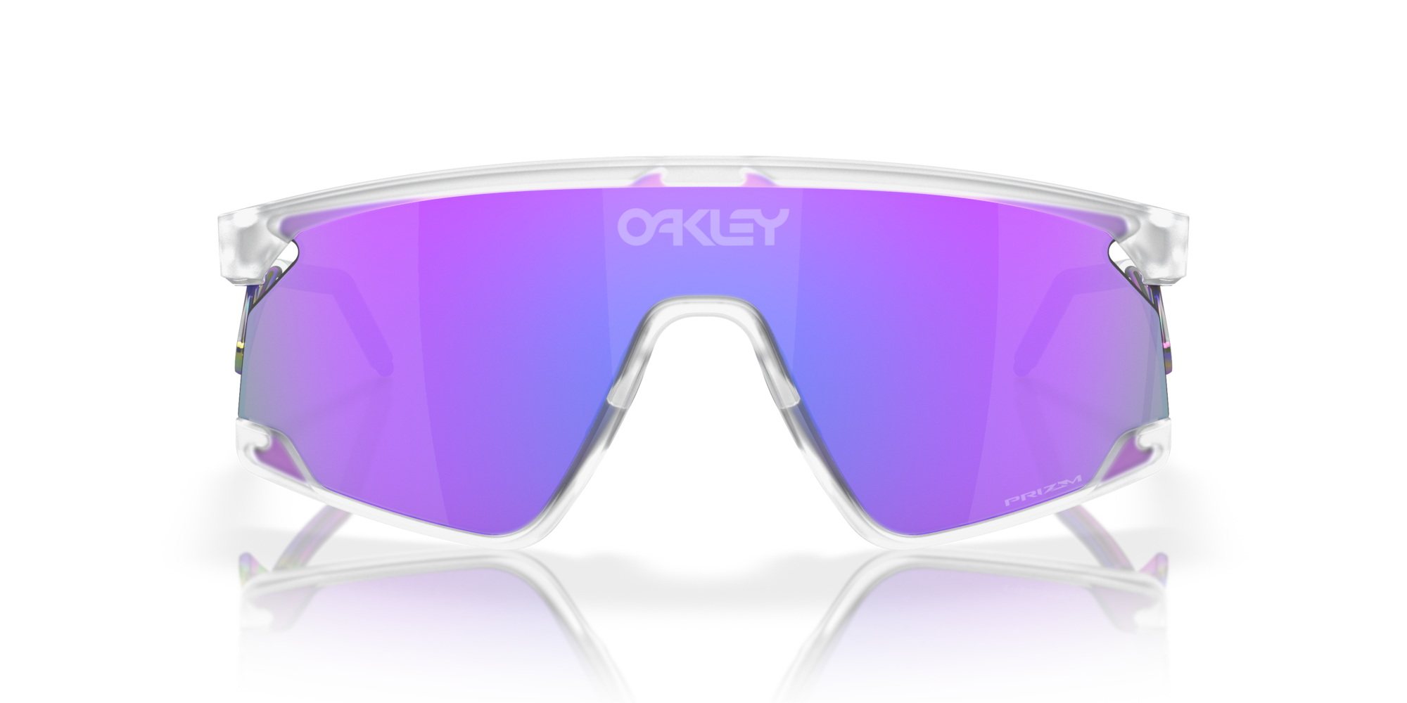 Oakley Sunglasses BXTR METAL Matte Clear / Prizm Violet OO9237-02