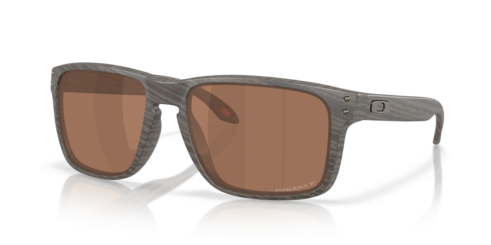 Oakley Okulary przeciwsłoneczne HOLBROOK XXL Woodgrain / Prizm tungsten polarized OO9487-08
