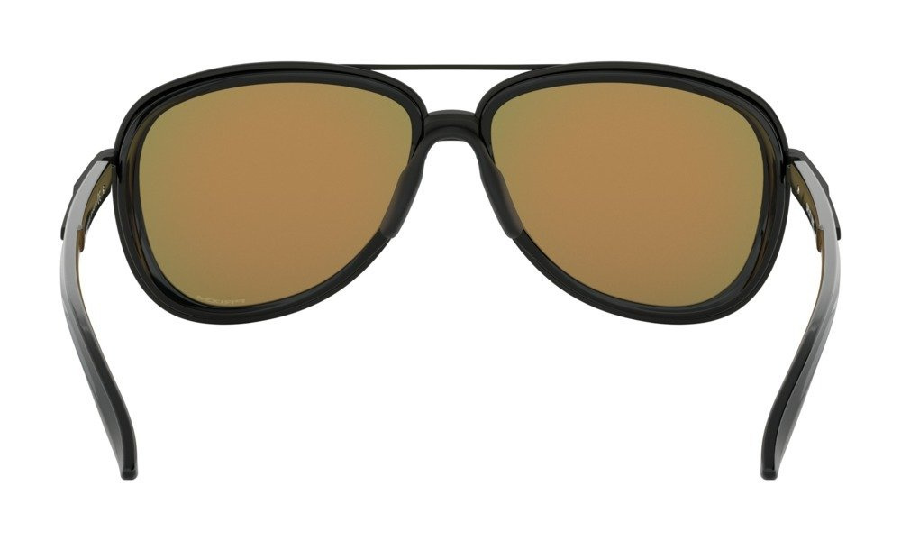 Oakley Sunglasses SPLIT TIME Matte Black/Prizm Ruby OO4129-04