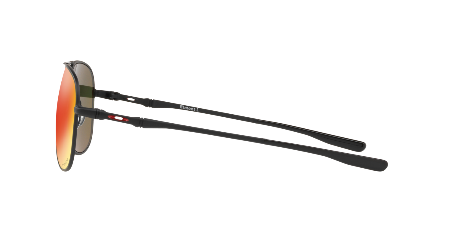 Oakley ELMONT M & L Satin Black/Prizm Ruby OO4119-13
