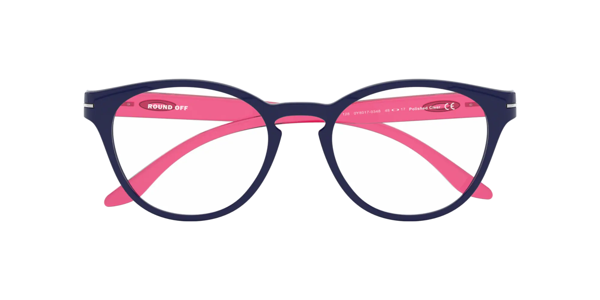 Oakley Okulary korekcyjne ROUND OFF Polished Ice Blue OY8017-04