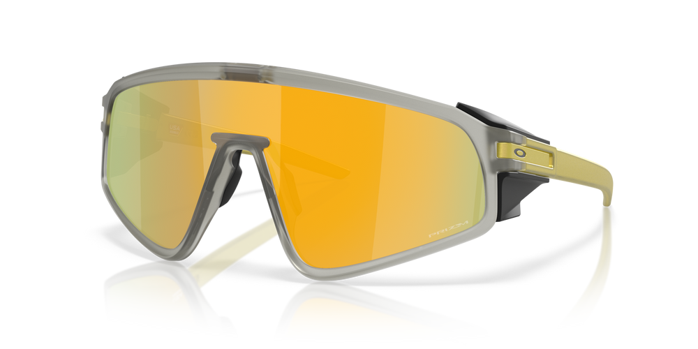 Oakley Okulary przeciwsłoneczne Latch Panel Matte Grey Ink / Prizm 24k OO9404-24