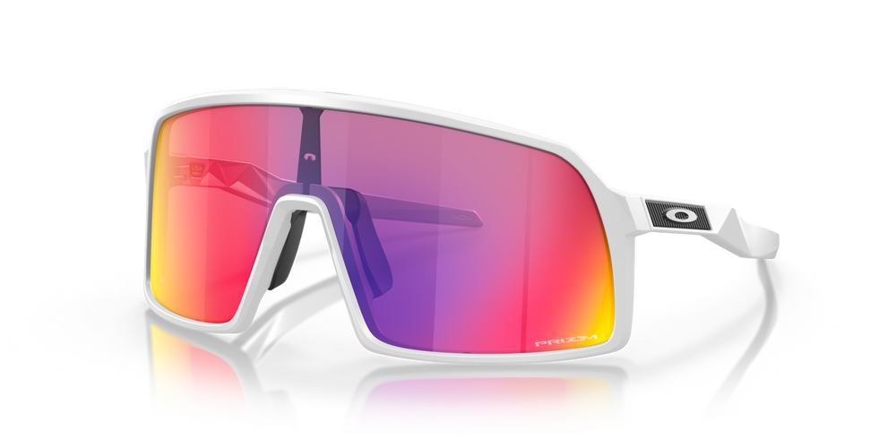 Oakley Okulary przeciwsłoneczne SUTRO S Matte White/Prizm Road OO9462-05