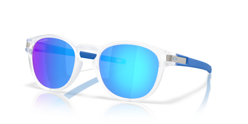 Oakley Okulary przeciwsłoneczne LATCH Matte Clear / Prizm Sapphire OO9265-76