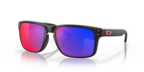 Oakley Okulary Przeciwsłoneczne HOLBROOK Matte Black/Positive Red Iridium OO9102-36