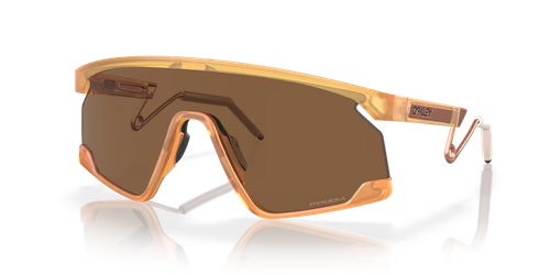 Oakley Okulary przeciwsłoneczne BXTR METAL Matte Transparent Light Curry / Prizm Bronze OO9237-06