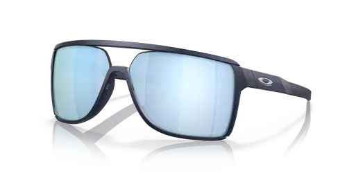 Oakley Okulary przeciwsłoneczne Castel Matte Translucent Blue, Prizm Deep Water Polarized OO9147-06