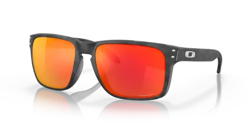 Oakley Okulary przeciwsłoneczne HOLBROOK XL Matte Black Camo, Prizm Ruby OO9417-29