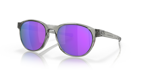 Oakley Okulary przeciwsłoneczne Reedmace Grey Ink, Prizm Violet OO9126-07