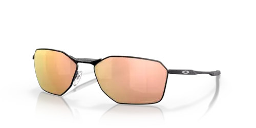 Oakley Okulary przeciwsłoneczne SAVITAR Satin Black/Prizm Rose Gold Polarized OO6047-04