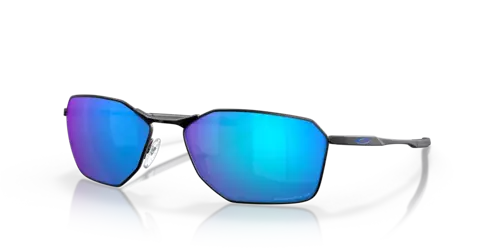 Oakley Okulary przeciwsłoneczne SAVITAR Satin Black/Prizm Sapphire Polarized OO6047-05